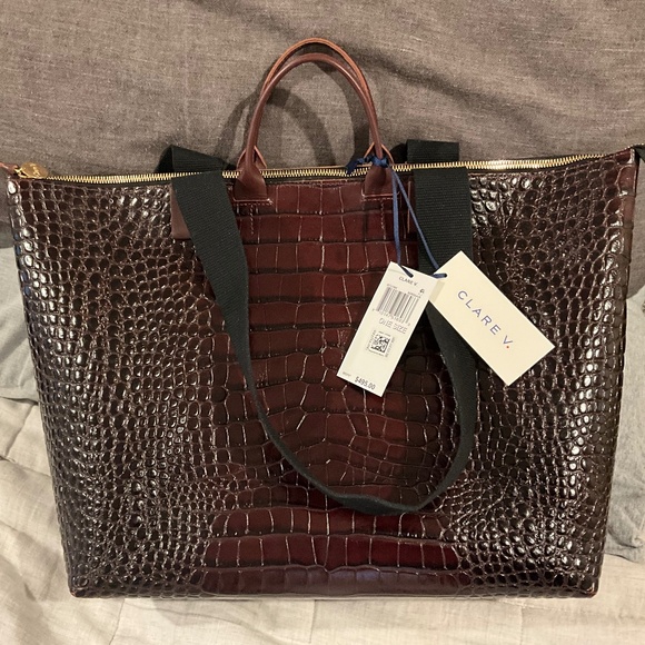 Clare V Handbags - Clare V Le Zip Sac Tote